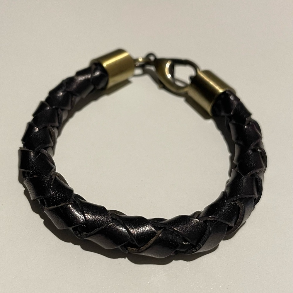 Danier Woven Leather Bracelet